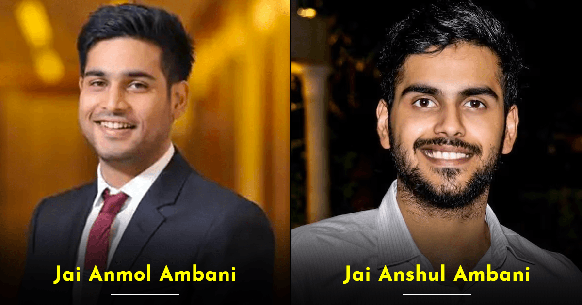 Everything You Need To Know About Jai Anmol & Jai Anshul Ambani, The Lesser Known Sons Of Anil Ambani