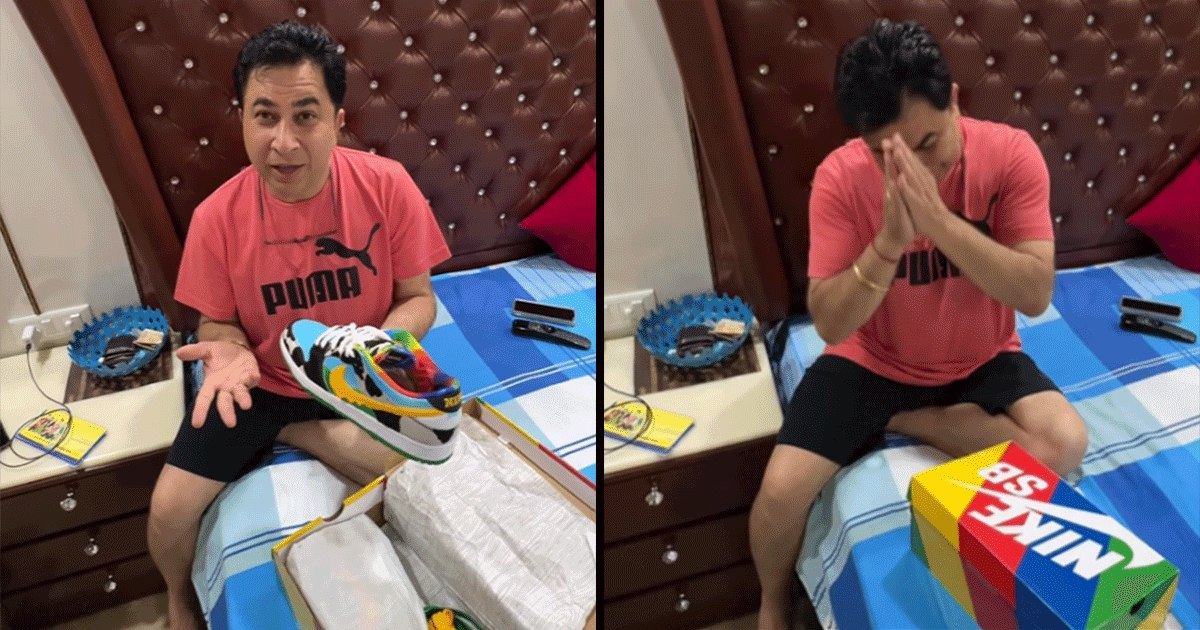 ‘Pagal Ho Gaya Hai!’ This Desi Dad Reacting To ₹4 Lakh Sneakers Is All Of Us Checking Our Pockets