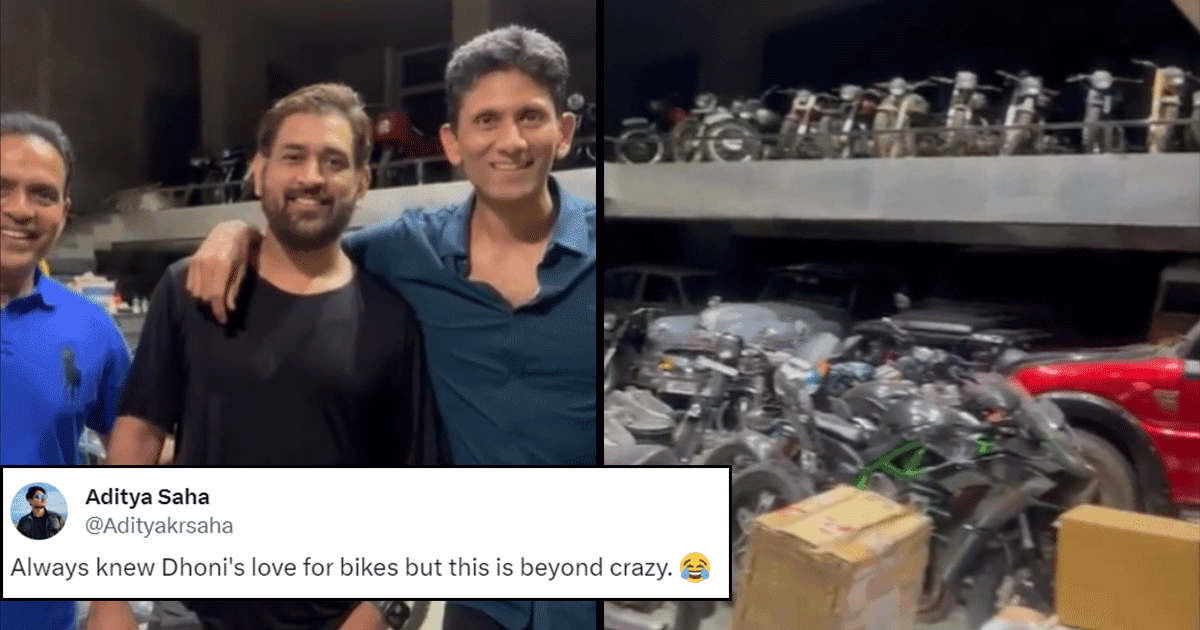 Venkatesh Prasad Shares An Unseen View Of Dhoni’s Huge Bike Collection & We’re Totally Blown Away