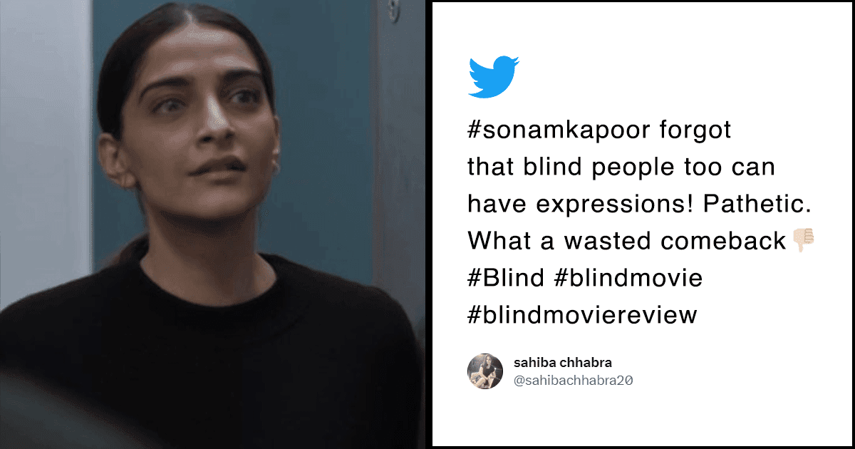 15 Tweets To Read Before Watching Sonam Kapoor Starrer ‘Blind’ On JioCinema