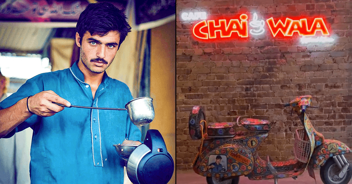 Remember Pakistan’s Viral Blue-Eyed Chaiwala? Well, Now He Owns A Cafe In London