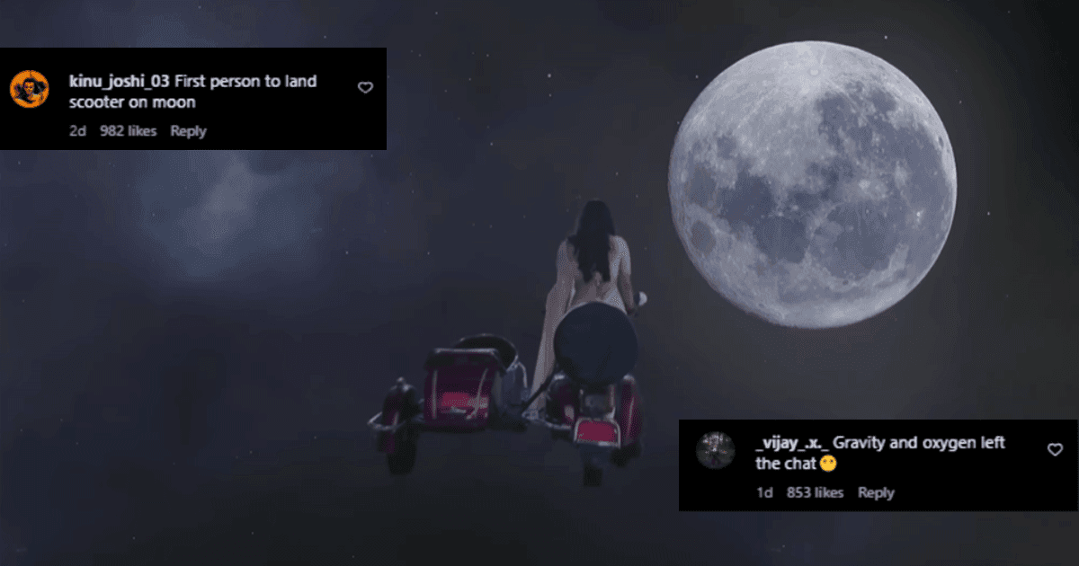 A Woman Flies To The Moon On Her Scooter ‘Cos Desi Daily Soaps Are Enemies To Science