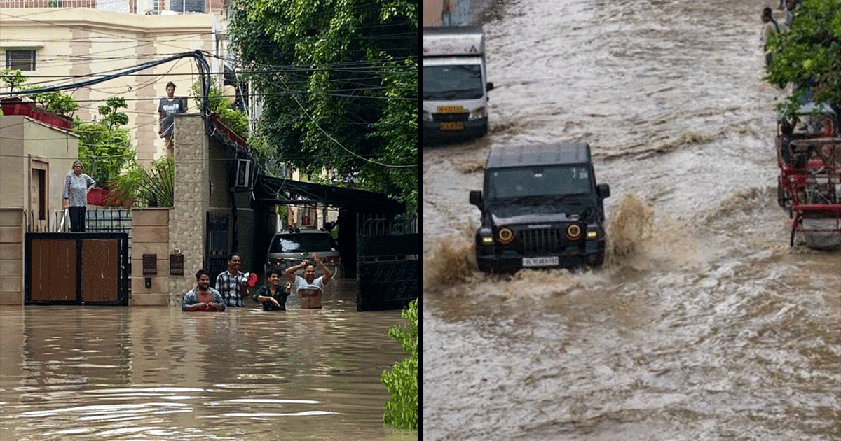 Delhiites Share Pictures Of Submerged Roads As Yamuna Water Level Causes Flooding All Over The City