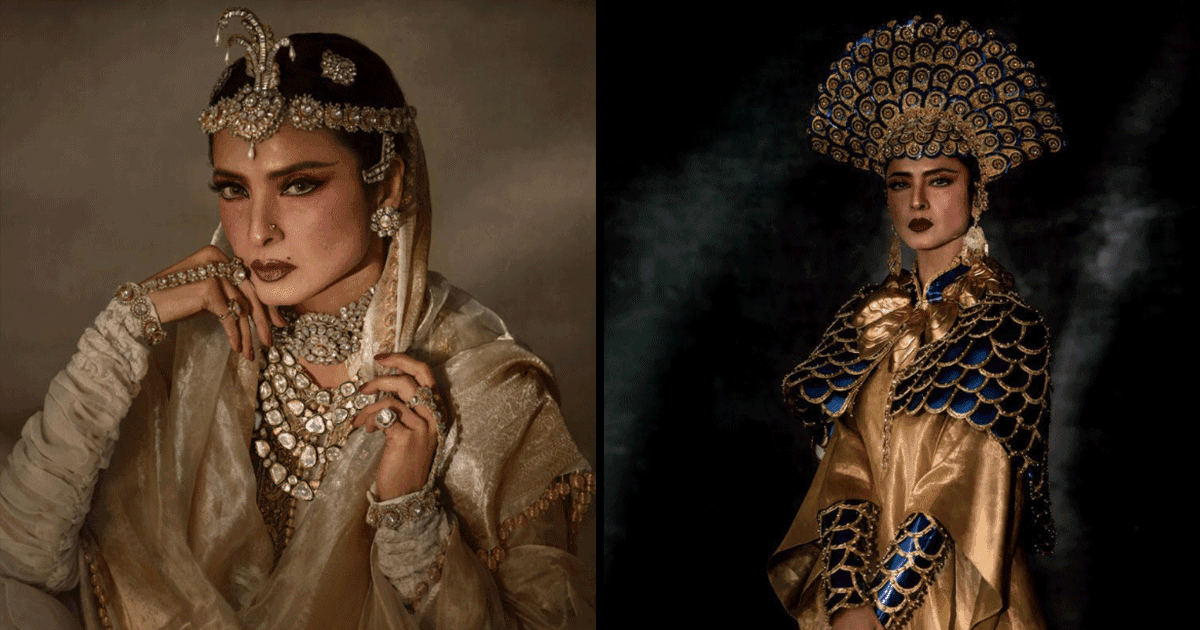 Rekha In Her ‘Rare’ Vogue Photoshoot Is Making Us All Go ‘Dil Cheez Kya Hai Aap Meri Jaan Lijiye’