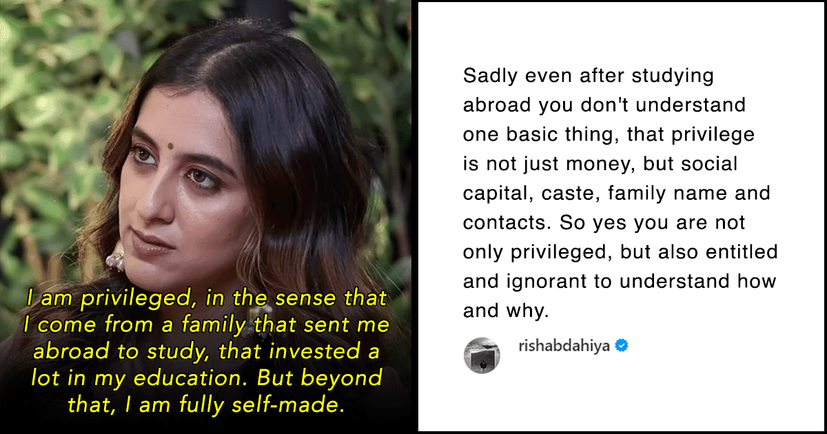 People Call Out HoB Founder Karishma Mehta For Defending Her Privileged Upbringing