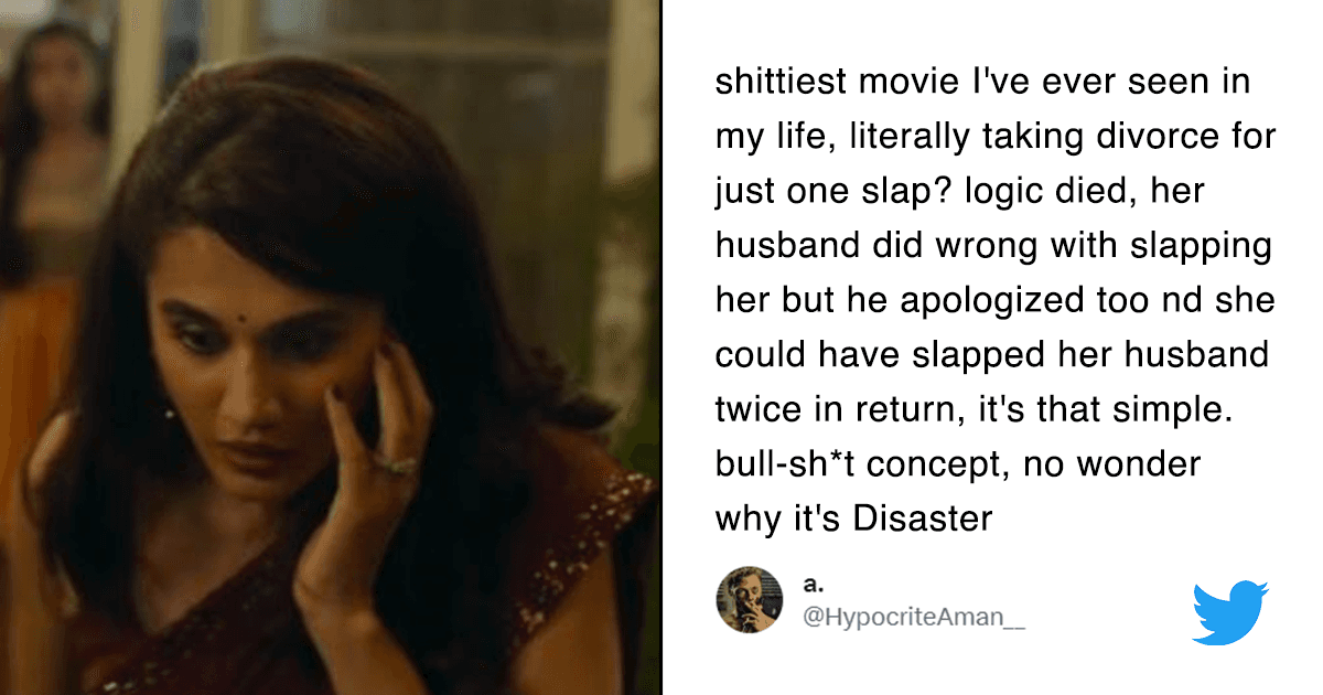 This Dumb ‘Logic’ About Divorcing For A Slap In Thappad Is Exactly Why The Film Was Important