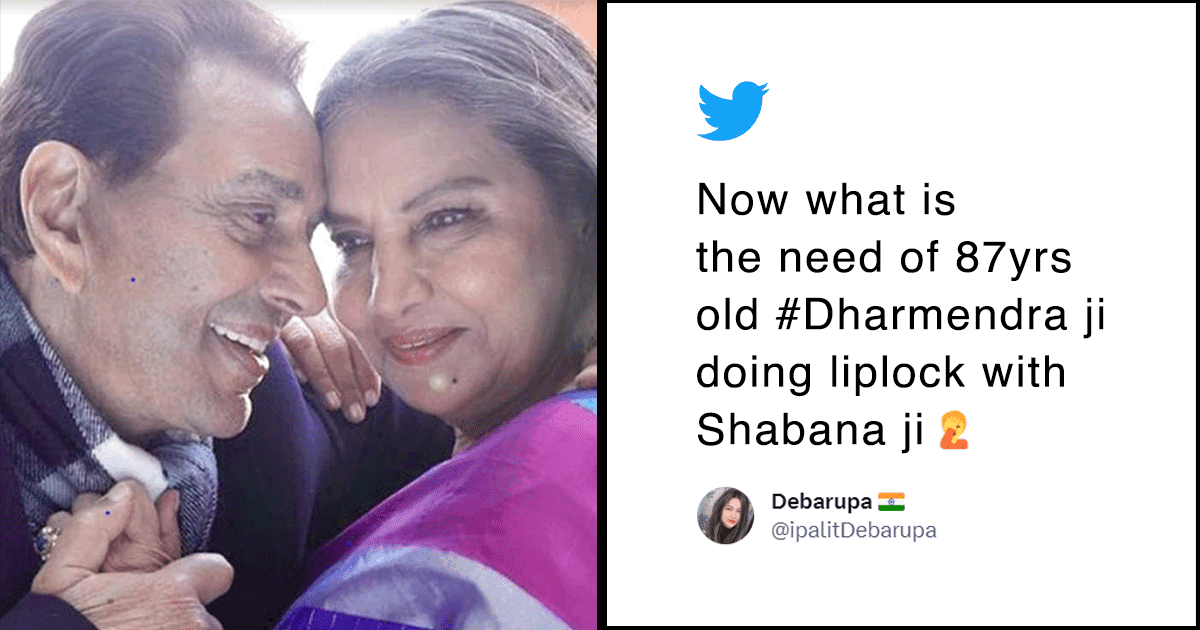 Dharmendra & Shabana Azmi Kissed In RRKPK & Their Age Has Apparently Irked Desis