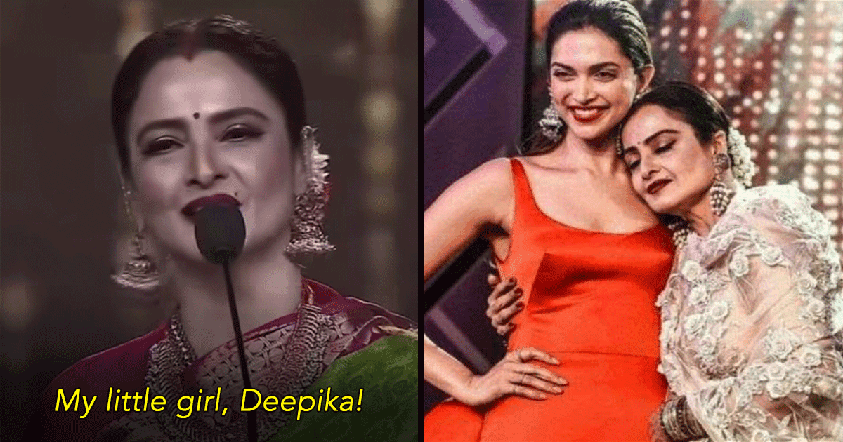 Rekha & Deepika Padukone Share A Wholesome Relationship. Consider This Viral Reel As A Proof
