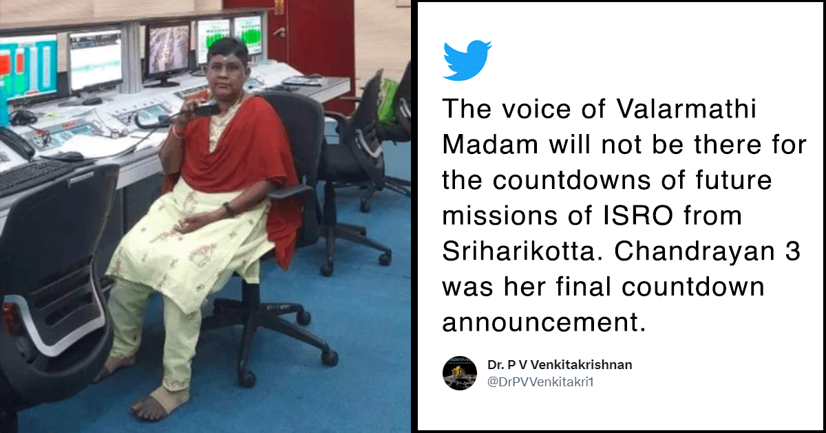 A Look At Life Of N Valarmathi, The Voice Behind ISRO Launch Countdowns Who Passed Away At Age 64