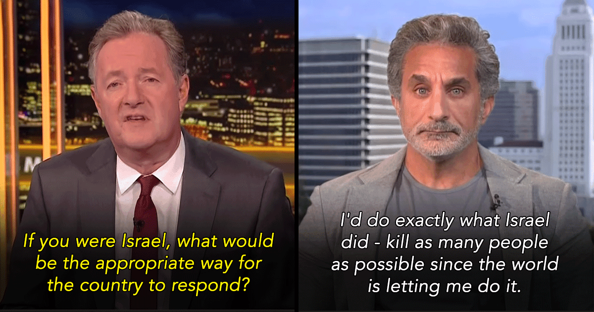 With Takedown Of Piers Morgan, Bassem Youssef Proved That Israel-Hamas War Isn’t, In Fact, “Complex”