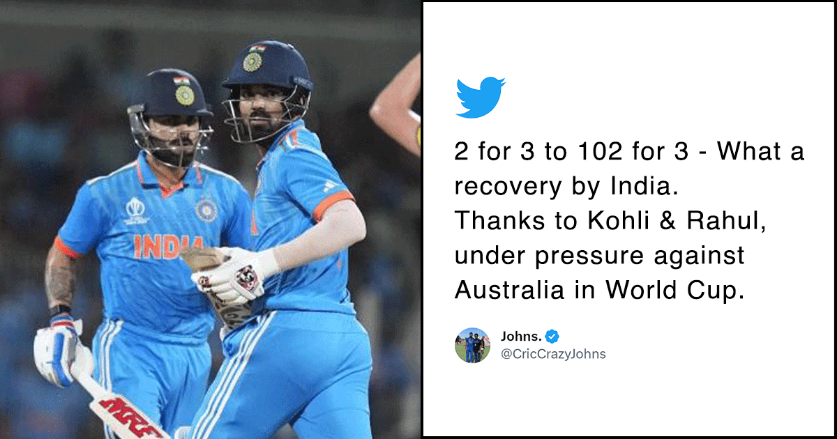 KL Rahul & Virat Kohli Rescued India In Our First World Cup Match & It’s Getting Mad Respect