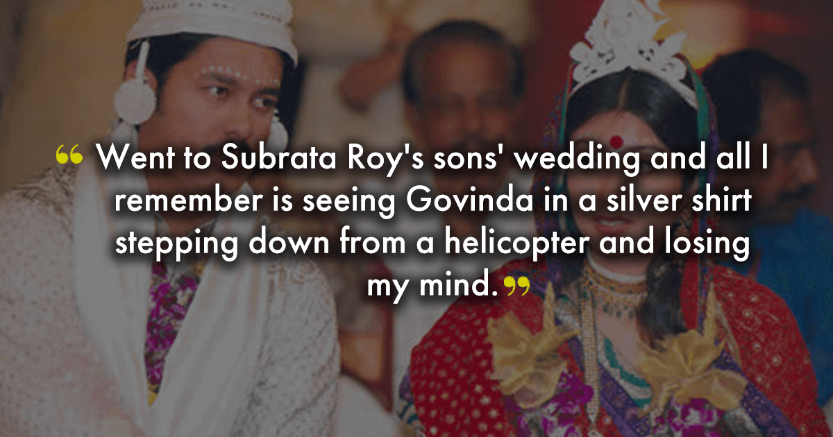 Redditors Are Sharing The Most Lavish Wedding They Attended & Damn! People Have Too Much Money