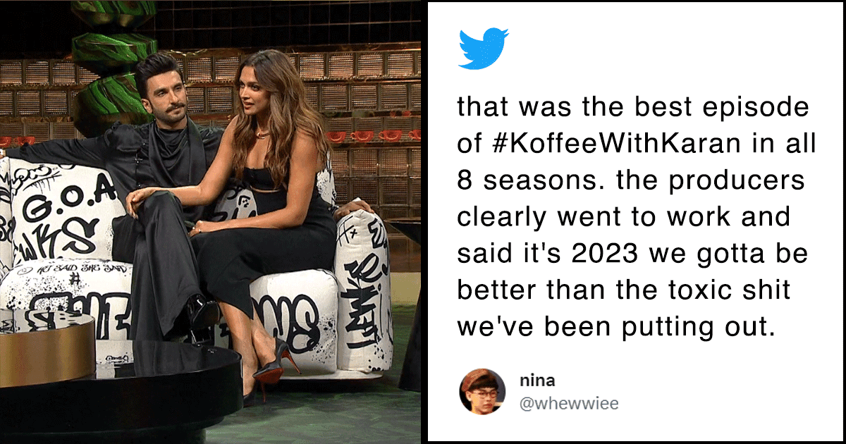 Koffee With Karan S8: The Episode Ft Deepika & Ranveer Was The Best Start The Season Could’ve Gotten