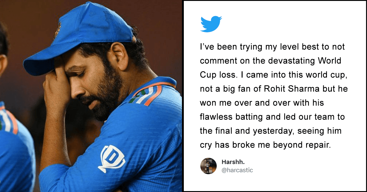 This Was Possibly Rohit Sharma’s Last World Cup & It Broke Our Hearts To See Him In Tears