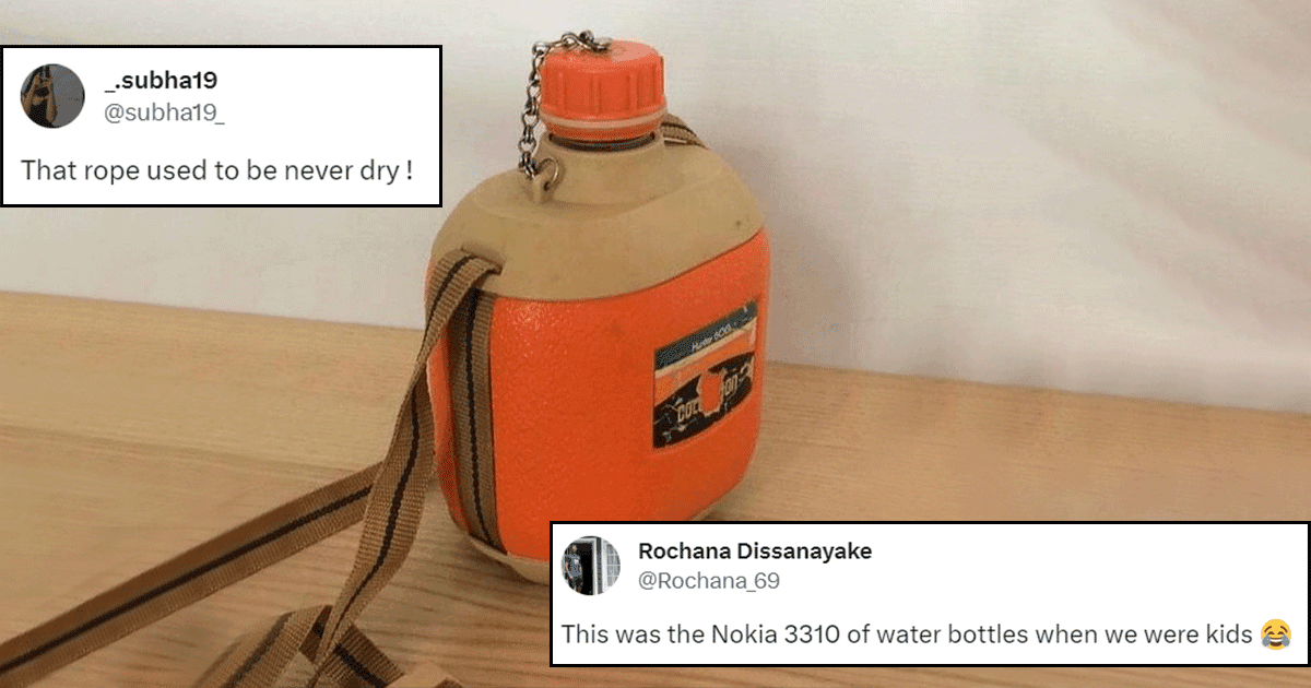 This Girl Shared A Picture Of An Old School Water Bottle & It Has Filled People With Nostalgia