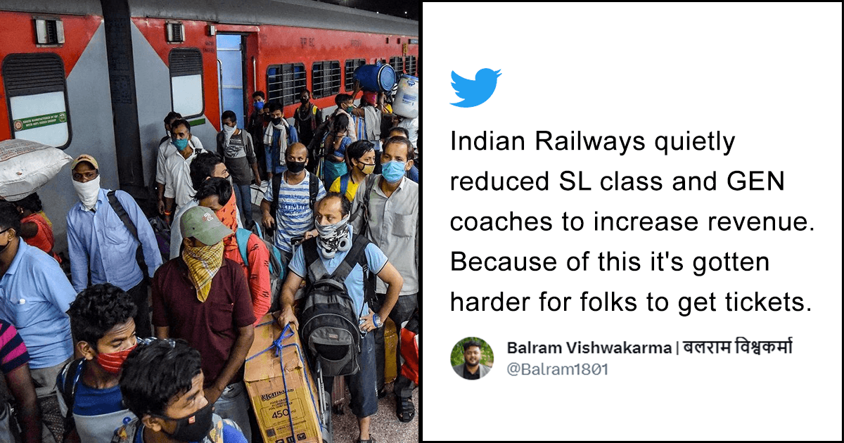 Viral Tweet Reveals The Reason Behind The Rush In Long-Distance Trains & We Need To Talk About It