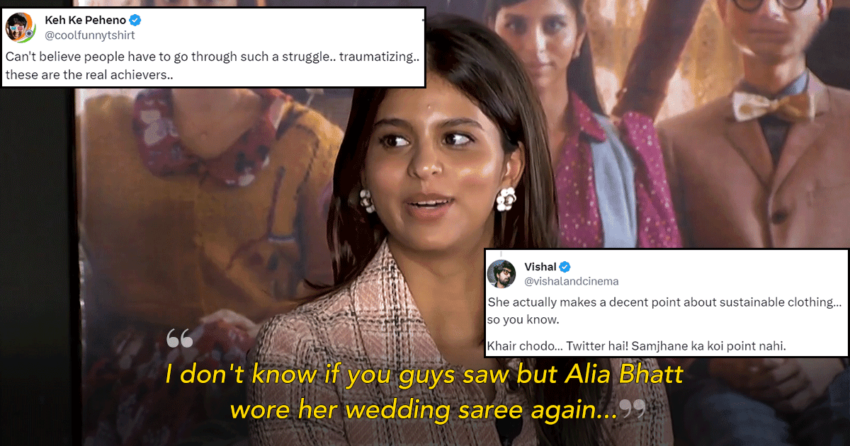 Suhana Khan’s Take On Alia Bhatt Repeating Her Wedding Saree Is Garnering Mixed Reactions On Twitter