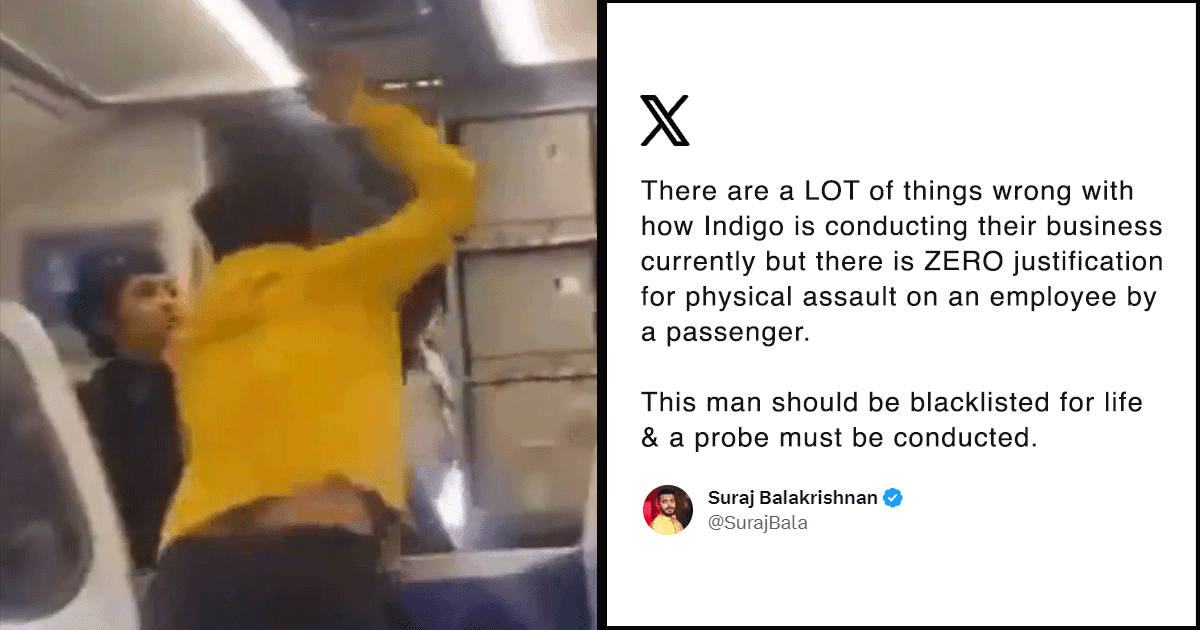 “Shameful”: The Internet Condemns IndiGo Passenger For Hitting The Pilot During Delay Announcement