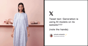 This Apparel Brand Is Using AI Models For Its Website & People Are Tripping On The Pictures
