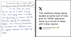 UPSC Topper Aditya Srivastava’s Essay Is Going Viral & People Are Not Impressed